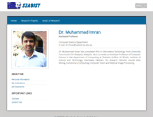 Tablet Screenshot of imran.szabist-isb.edu.pk